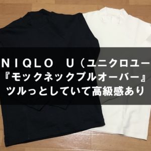 ＵＮＩＱＬＯ Ｕ（ユニクロユー）モックネックプルオーバー レビュー